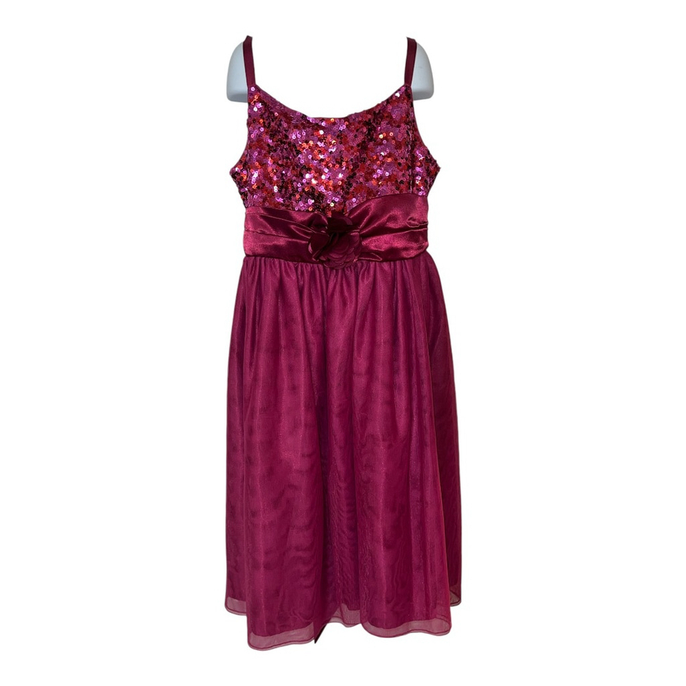Princess Faith Girls' Burgundy Size 16 - Picture 1 of 4